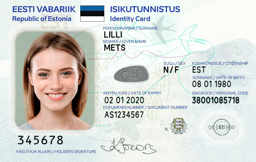 ID card Estonian