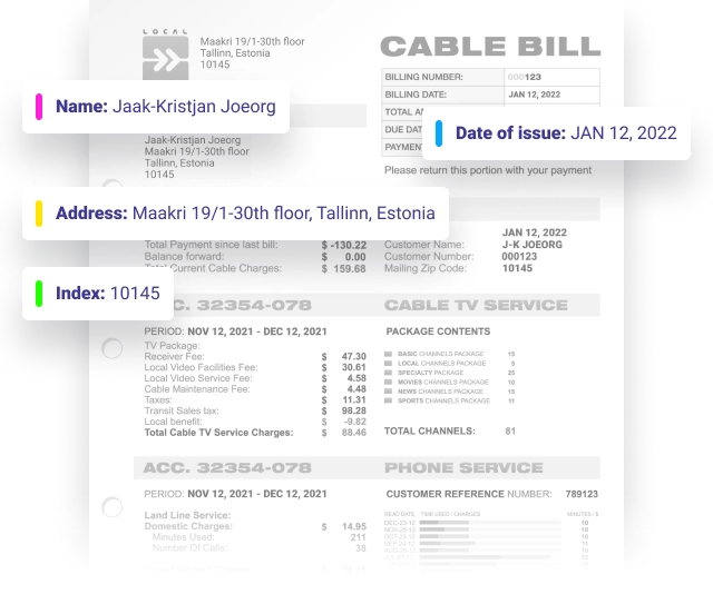 Cable bill check